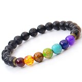 Bratara Roca Vulcanica iUni B3, Unisex, CHAKRA Lady